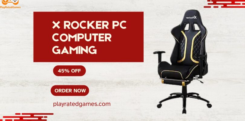 "X Rocker Sigma Gaming Office Chair in Black with RGB LED Headrest and Adjustable Armrests"