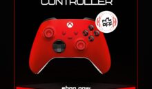 Xbox Core Wireless Gaming Controller in Pulse Red color, compatible with Xbox and multiple platforms.