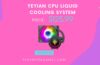 YEYIAN 240mm AIO CPU RGB Liquid Cooler with Dual Fans and RGB Lighting for Gaming PCs