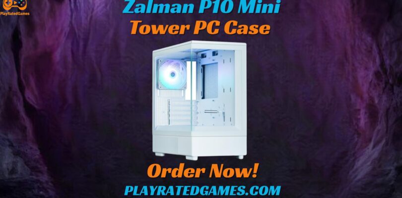 Zalman i3 NEO White Mid Tower Gaming Case with Tempered Glass and RGB Fans