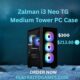Zalman i3 NEO ATX Mid Tower Gaming PC Case with RGB fans and tempered glass panel
