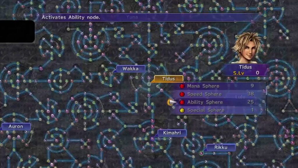 Final Fantasy X - the Sphere Grid