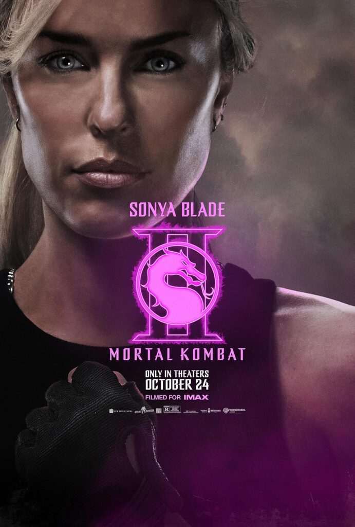 Mortal Kombat Movie poster: Sonya Blade