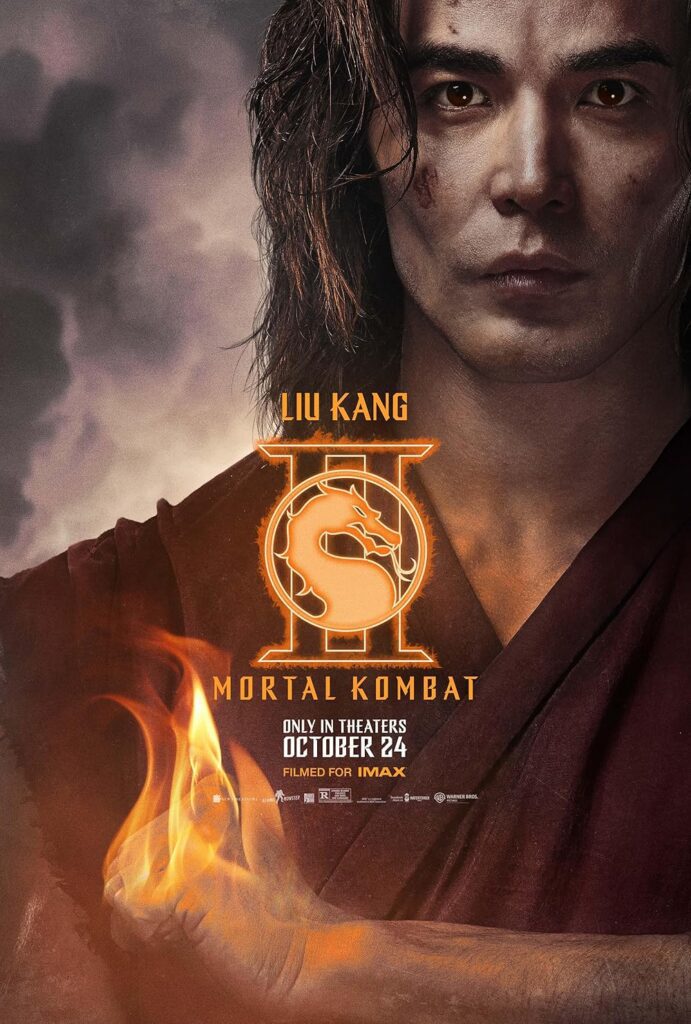 Mortal Kombat Movie poster: Liu Kang
