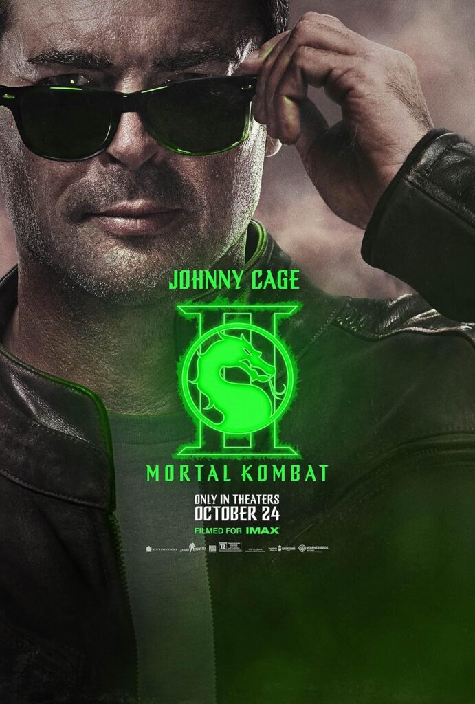 Mortal Kombat Movie poster: Johnny Cage