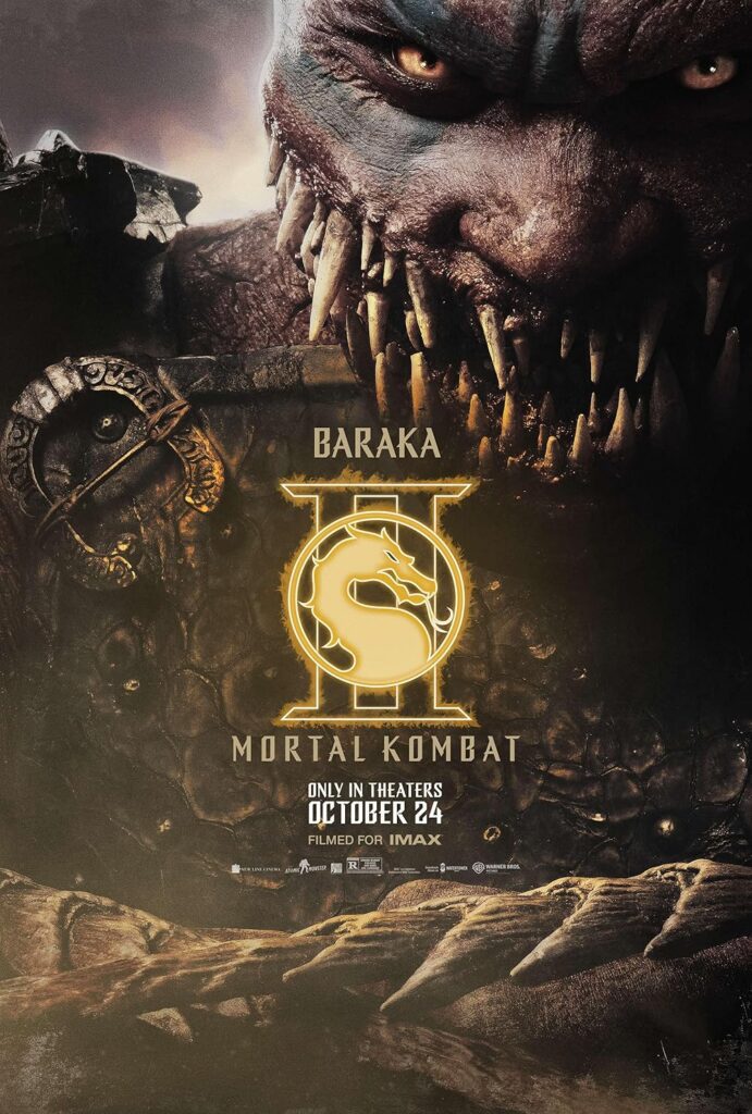 Mortal Kombat Movie poster: Baraka