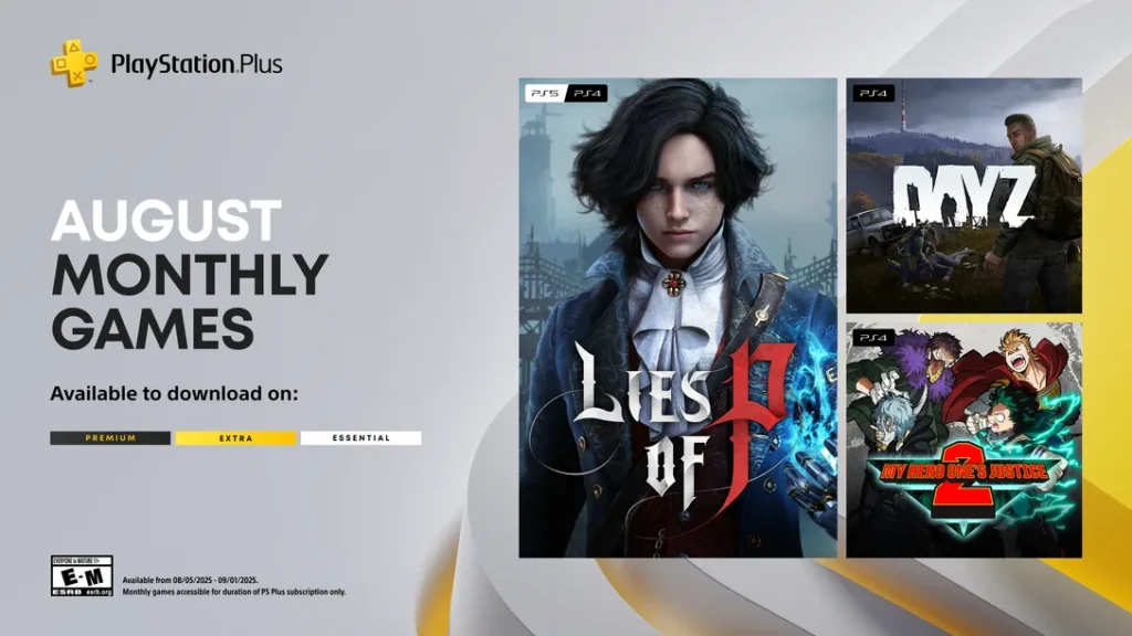 PlayStation Plus Games August