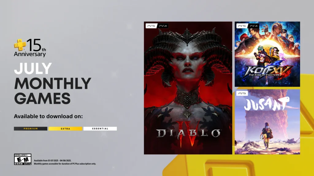 PS Plus games from July