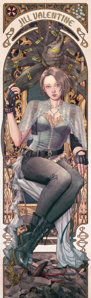 Resident Evil Requiem: Commemorative art card (Jill)