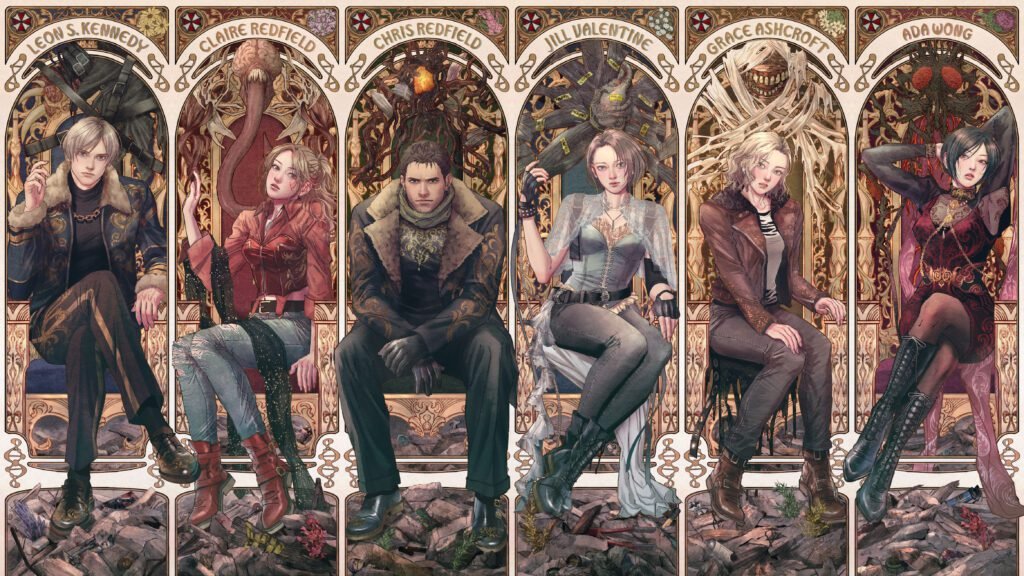 Resident Evil Requiem: Commemorative art card (Full set)
