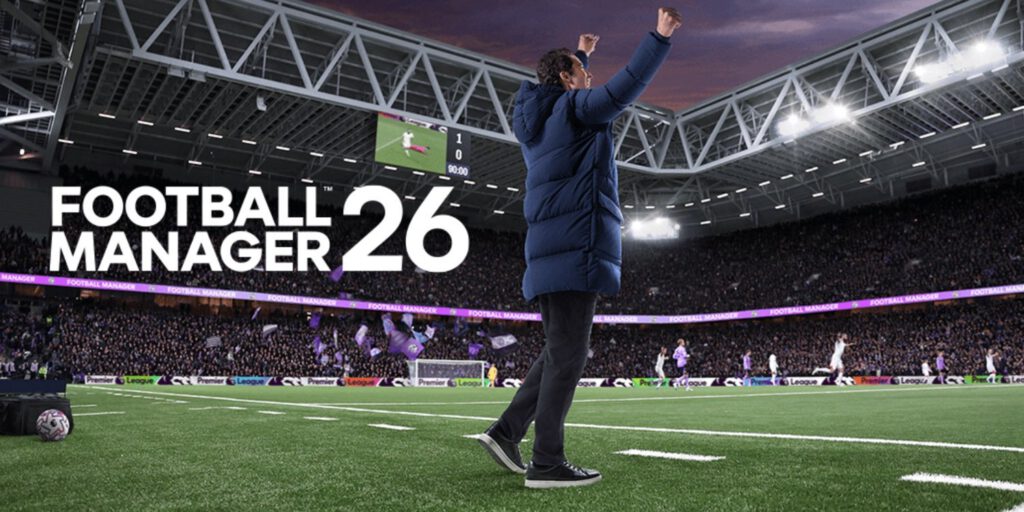 Football Manager 26 Coach Celebrating