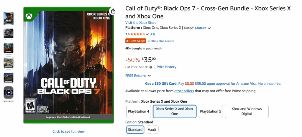 This does not bode well: Black Ops 7 is getting a major discount one month after release