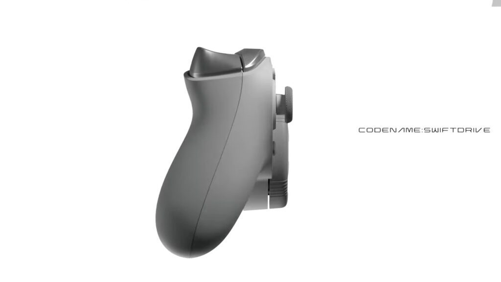 This GameSir controller has a steering wheel on it because why not
