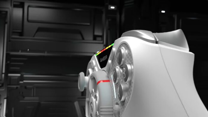 This GameSir controller has a steering wheel on it because why not