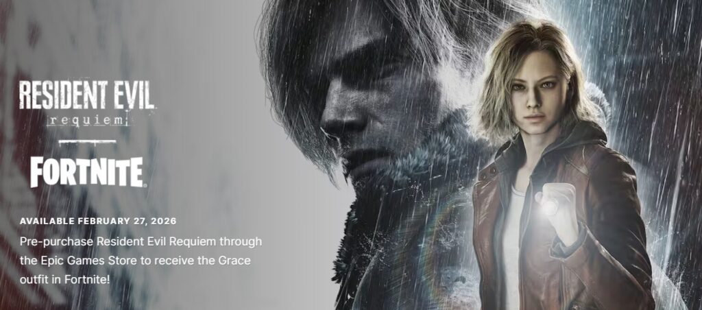 Epic Games Store Resident Evil Requiem Fortnite Skin