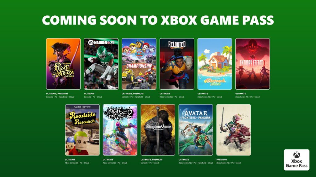 Xbox Game Pass February Update
