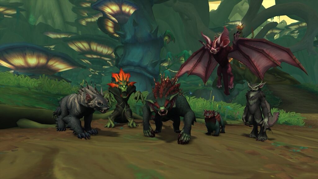 World of Warcraft Haranir Druid Forms