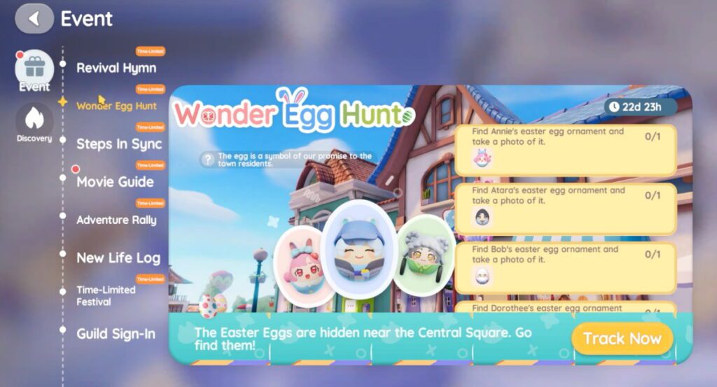Heartopia Wonder Egg Hunt Event