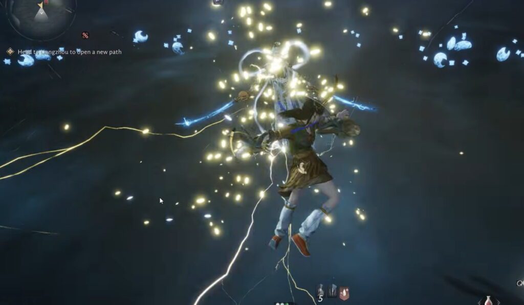 Moongazing Maiden Lightning Attack